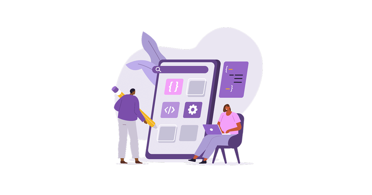 Illustration of a mobile phone